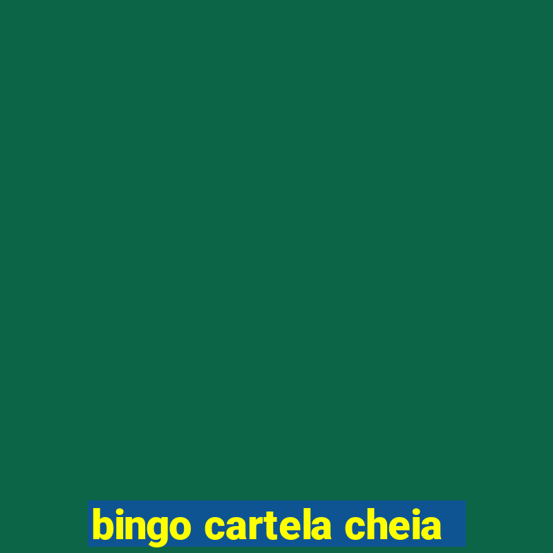 bingo cartela cheia